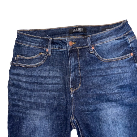 Judy Blue Jeans Womens Size 16W Dark Wash Skinny - Picture 4 of 7